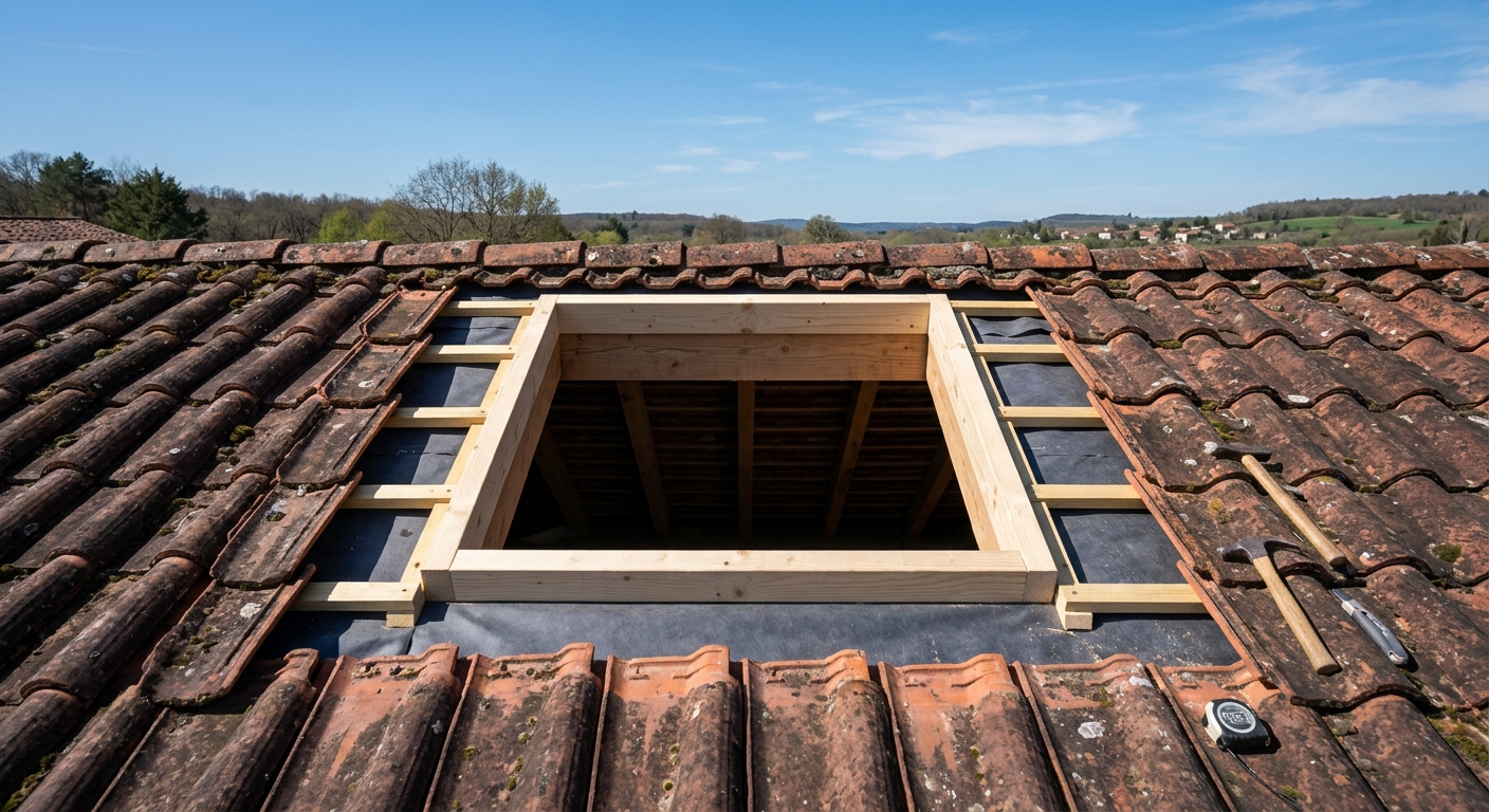 Création de chevêtre pour Velux
